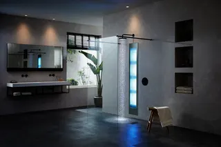 Sunshower Square Line Deluxe Org. grey IR + UV 320x1870x170mm (BxHxT) – Bild 3