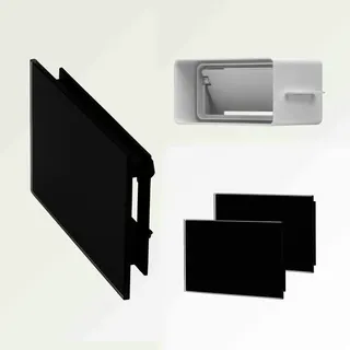 Sunshower Lüftungsabdeck Black 150x90mm (2er- Set) für Pure- Line