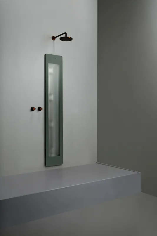 Sunshower Round line Large Plus Org grey IR + UV (H185 x B33 x T12 cm)
