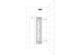 Sunshower Round line Medium Plus White IR + UV (H140 x B33 x T12 cm) – Bild 5