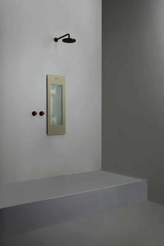 Sunshower Round line Small One Sand nur IR (H95 x B33 x T12 cm)