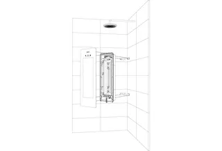 Sunshower Round line Small Plus Org grey IR + UV (H95 x B33 x T12 cm) – Bild 5