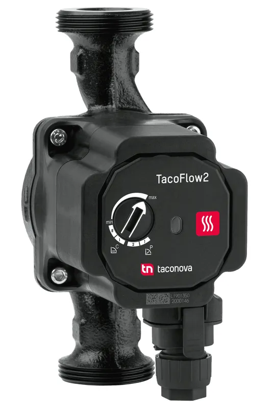 Taconova Hocheffizienz Nassläuferpumpe TacoFlow2 25-60/180