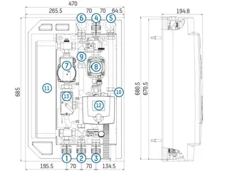 Taconova Frischwarmwasserstation CU-PWT TacoTherm Fresh Mega3 X – Bild 2