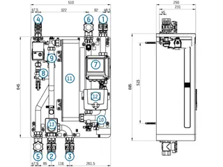 Taconova Frischwarmwasserstation CU-PWT TacoTherm Fresh Peta2 C – Bild 2