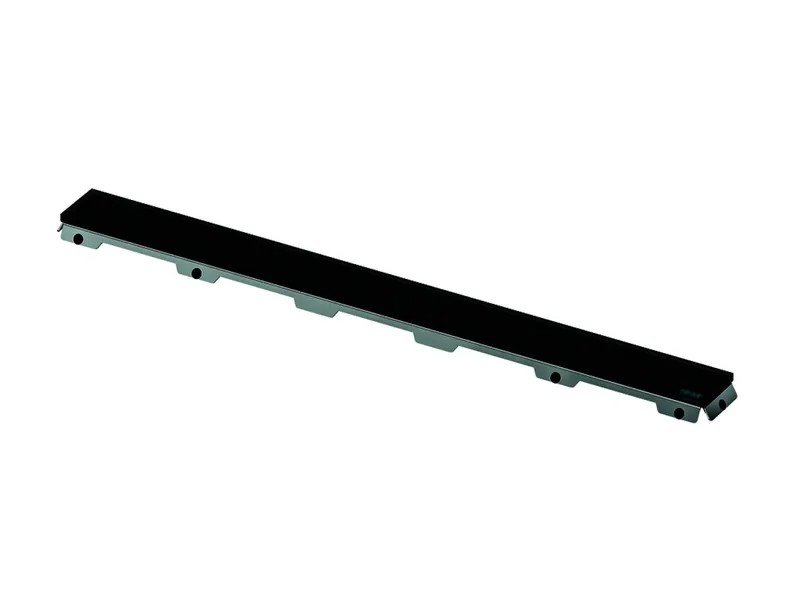 TECEdrainline Glasabdeckung, schwarz satiniert, 800 mm
