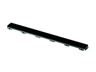 TECEdrainline Glasabdeckung, schwarz satiniert, 800 mm – Bild 1