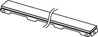 TECEdrainline Glasabdeckung, schwarz satiniert, 800 mm – Bild 3