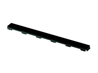 TECEdrainline Glasabdeckung, schwarz satiniert, 900 mm