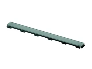 TECEdrainline Glasabdeckung, weiß satiniert, 1000 mm – Bild 1