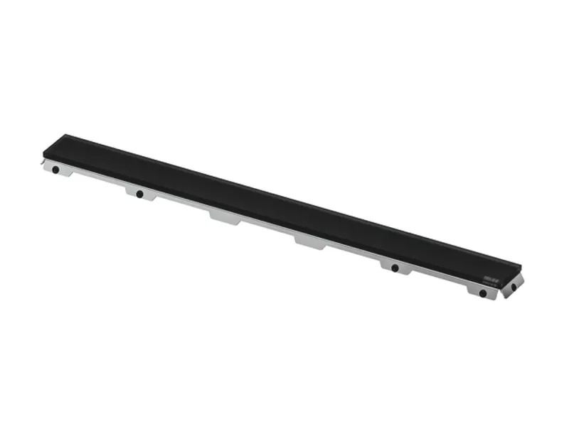 TECEdrainline Glasabdeckung, schwarz satiniert, 1000 mm