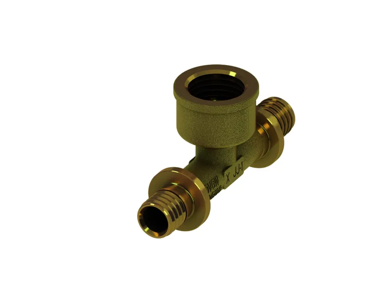 TECEflex T-Stück IG Dim. 63 x Rp 3/4" x 63, Siliziumbronze
