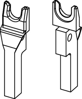 TECE-Ersatzteil Gabelkopfpaar 32 mm – Bild 2