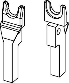 TECE-Ersatzteil Gabelkopfpaar 32 mm – Bild 3