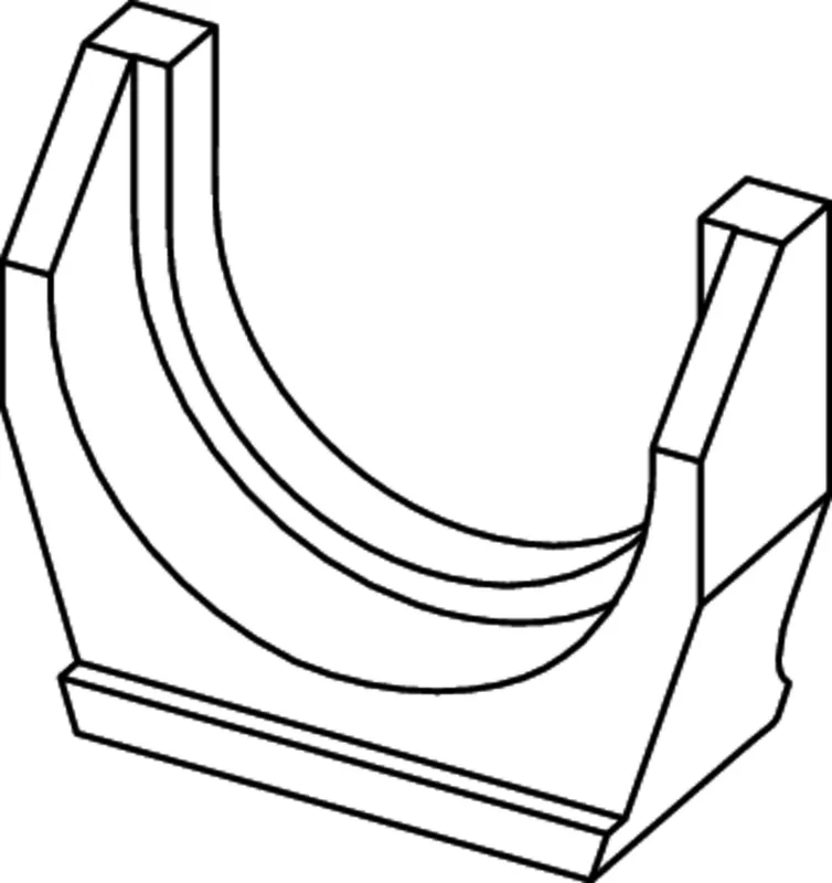 TECEflex PMA 40 63 Pressgabel 50 mm Druckhülse