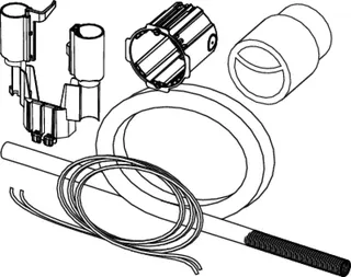 TECEflushpoint pneumat. Fernauslösung f. Spülk. m. Ablaufventil A 5, Rohbauset – Bild 3