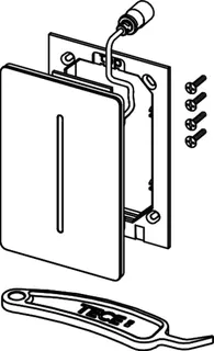 TECEfilo-Solid Sensorblende, weiß matt – Bild 5