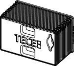 TECE-Ersatzteil Installationstunnel inkl. Styroporblock