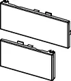 TECEsquare Glas Tasten Chrom glänzend, Ersatzteil