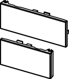 TECEsquare Glas Tasten schwarz glzd., Ersatzteil