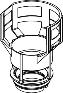 TECE-Ersatzteil Ventilsitz für Ablaufventil A 6 inkl. Drossel, D =44 mm – Bild 2