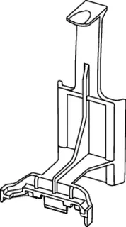 TECE-Ersatzteil Niederhalter Ablaufventil für Spülkasten 320 mm – Bild 2