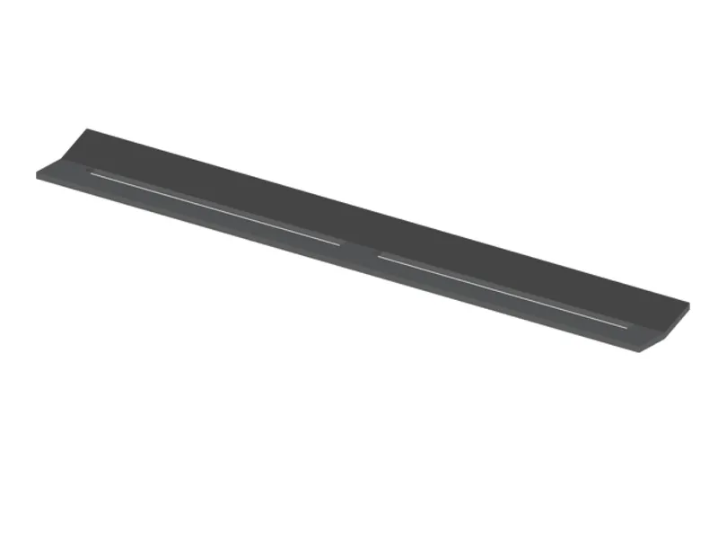 TECEdrainprofile Profildeckel Edelstahl Chrom schwarz glänzend