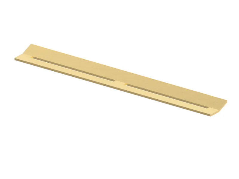 TECEdrainprofile Profildeckel Edelstahl Gold Optik gebürstet