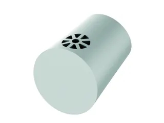 TECE-Duschstabkappe "medium" (3 x), 90 Grad, weiß – Bild 1