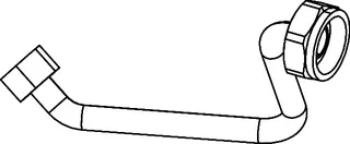 TECE-Ersatzteil Anschlussrohr für WC-Modul mit Hygienespülfunktion Kaltw. – Bild 3