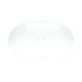 ARTO-Aufsatzwaschbecken oval 560x380mm ohne Hahnloch mit Überlauf weiß