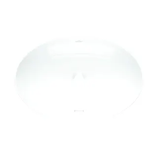 ARTO-Aufsatzwaschbecken oval 620x420mm ohne Hahnloch mit Überlauf weiß