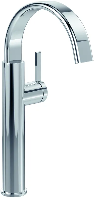 ARTO-Waschtischarmatur XL H245mm seitl. bedienbar o. Ablaufgarnitur verchromt