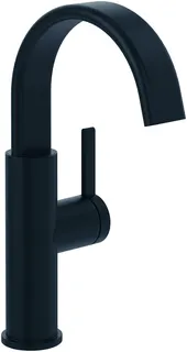 ARTO-Waschtischarmatur L H181mm seitlich bedienbar o. Ablaufgarnitur Matt Black