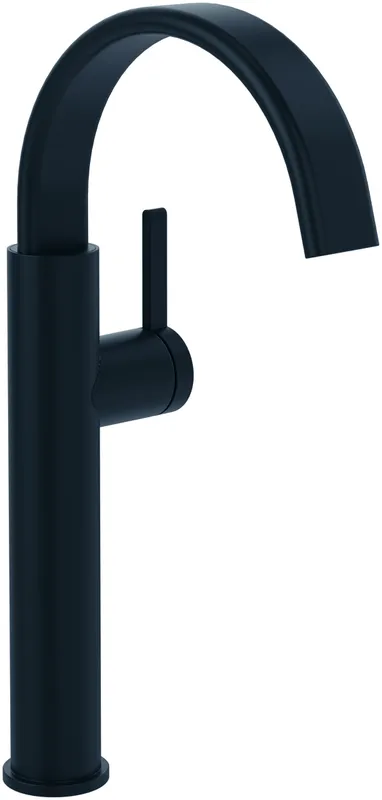 ARTO-Waschtischarmatur XL H245mm seitl. bedienbar o. Ablaufgarnitur Matt Black