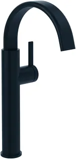 ARTO-Waschtischarmatur XL H245mm seitl. bedienbar o. Ablaufgarnitur Matt Black – Bild 1