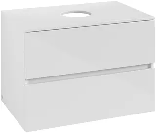 ARTO-Konsolen-Unterschrank 800mm f AWT 2 Ausz 1 Aussch oLB C516H0 VS White – Bild 1