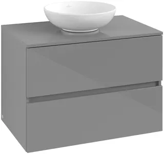 ARTO-Konsolen-Unterschrank 800mm f AWT 2 Ausz 1 Aussch oLB C516H0 VT Grey