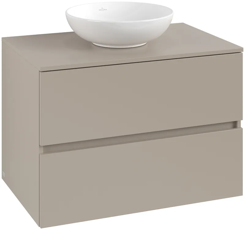 ARTO-Konsolen-Unterschrank 800mm f AWT 2 Ausz 1 Aussch oLB C516H0 VD Sand Grey