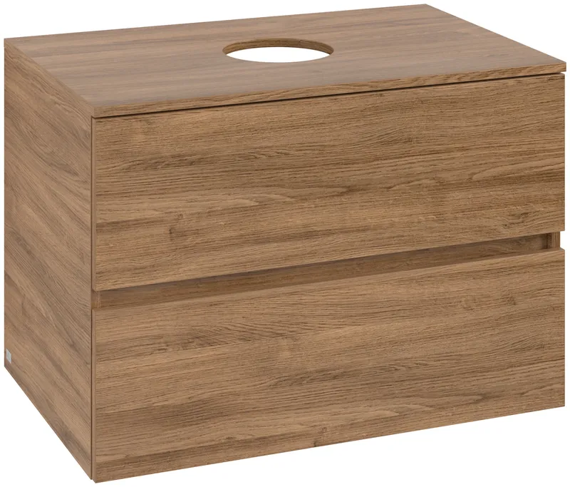 ARTO-Konsolen-Unterschrank 800mm f AWT 2 Ausz 1 Aussch oLB C516H0 RH Oak Kansas