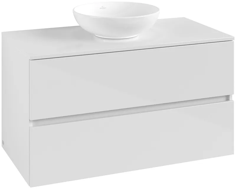 ARTO-Konsolen-Unterschrank 1000mm f AWT 2 Ausz 1 Aussch oLB C517H0 VS White