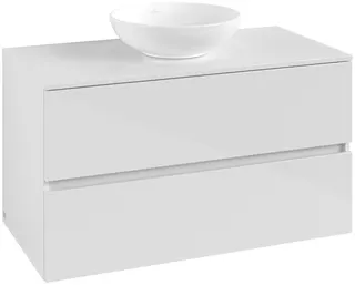 ARTO-Konsolen-Unterschrank 1000mm f AWT 2 Ausz 1 Aussch oLB C517H0 VS White