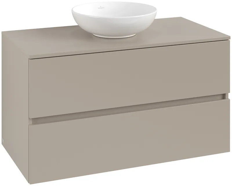 ARTO-Konsolen-Unterschrank 1000mm f AWT 2 Ausz 1 Aussch oLB C517H0 VD Sand Grey
