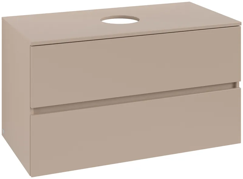 ARTO-Konsolen-Unterschrank 1000mm f AWT 2 Ausz 1 Aussch oLB C517H0 RR Macciato