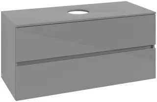 ARTO-Konsolen-Unterschrank 1200mm f AWT 2 Ausz 1 Aussch oLB C518H0 VT Grey
