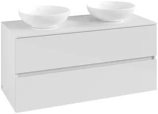 ARTO-Konsolen-Unterschrank 1200mm f AWT 2 Ausz 2 Aussch oLB C519H0 VS White – Bild 1