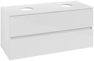 ARTO-Konsolen-Unterschrank 1200mm f AWT 2 Ausz 2 Aussch oLB C519H0 VS White – Bild 2