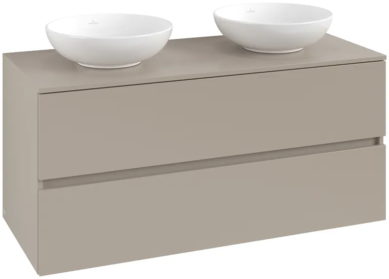 ARTO-Konsolen-Unterschrank 1200mm f AWT 2 Ausz 2 Aussch oLB C519H0 VD Sand Grey