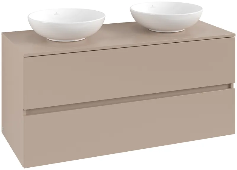 ARTO-Konsolen-Unterschrank 1200mm f AWT 2 Ausz 2 Aussch oLB C519H0 RR Macciato