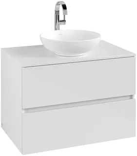 ARTO-Konsolen-Unterschrank 800mm f AWT 2 Ausz 1 Aussch mLB C516H1 VS White